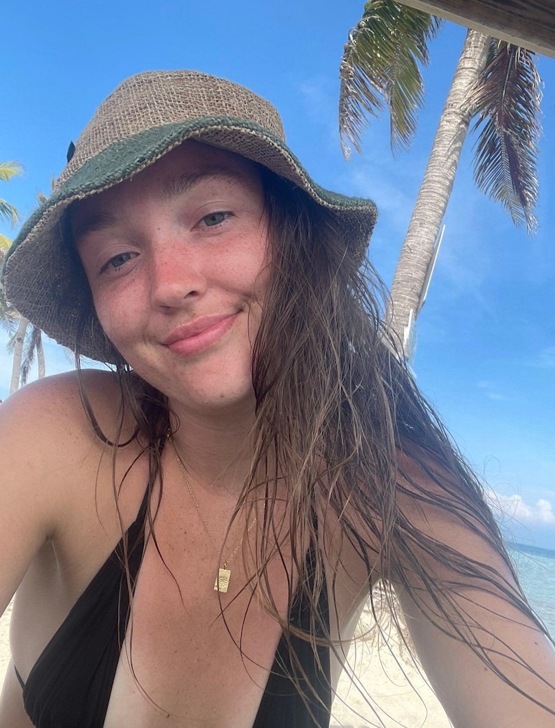 Hemp Bucket Hat Sun Protection Outdoor Wear Hippie Boho Style Festival Fashion Summer Accessory Travel Friendly Beach Cap Lightweight Design image 6