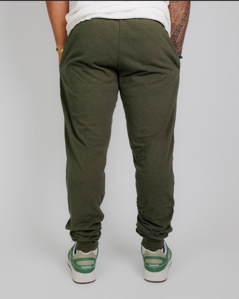 Hemp Jersey JoggersMen's Eco-friendly Hemp and Organic Cotton Jogger Athletic Sweatpants image 10