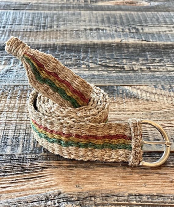 de cáñamo puro hechos mano / Cinturón - Etsy España
