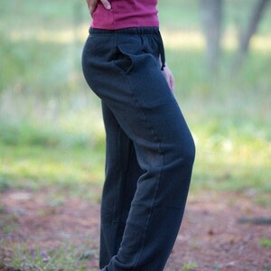 Hemp Sweatpants for Women • Fleece Sweatpants • Organic Cotton Lounge Pants • Eco-Friendly Sustainable Pants, Asatre image 6