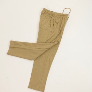 Men's Hemp and Organic Cotton Fleece Sweatpants Slim/Shorter image 4