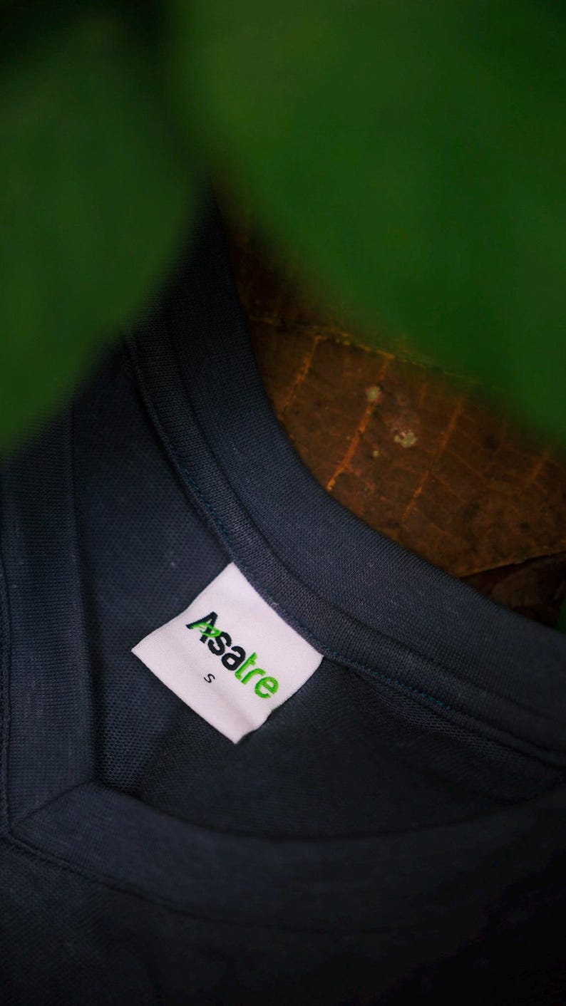 Chemise à col en V en chanvre • Vêtements durables et respectueux de l'environnement en coton biologique • Vêtements de sport pour hommes • Haut décontracté à manches longues pour superposition de couches Fibre naturelle image 11
