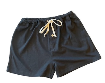 Hemp Drawstring Boxer Shorts|Elastic-Free Shorts|Eco-friendly Hemp and Organic Cotton Underwear, Men's Boxers|Asatre Boxers