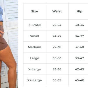 Hemp Yoga Shorts with Pockets • Thick Athletic Hemp Cotton Spandex Shorts • Non Toxic High Waist Workout Shorts • Eco-friendly Activewear image 6