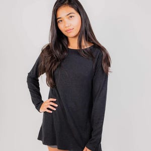 Hanf Damenhemd • Bio-Baumwolloberteil Boho-Kleidungsstil Nachhaltige Frauen lieben entspannte Passform • Umweltfreundliches Kleidungsstück Natürlicher Stoff atmungsaktiv