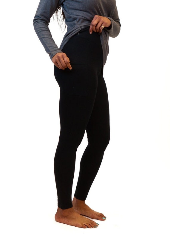 Hemp Pocket Leggings, Hemp Athleisure, Yoga Leggings With Pockets Woman's  Hemp Clothing -  Canada