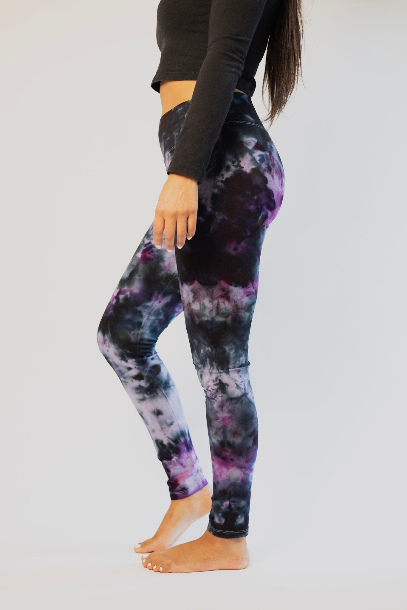 Hemp Leggings Tie Dye Hemp Activewear Hemp Leggings by 