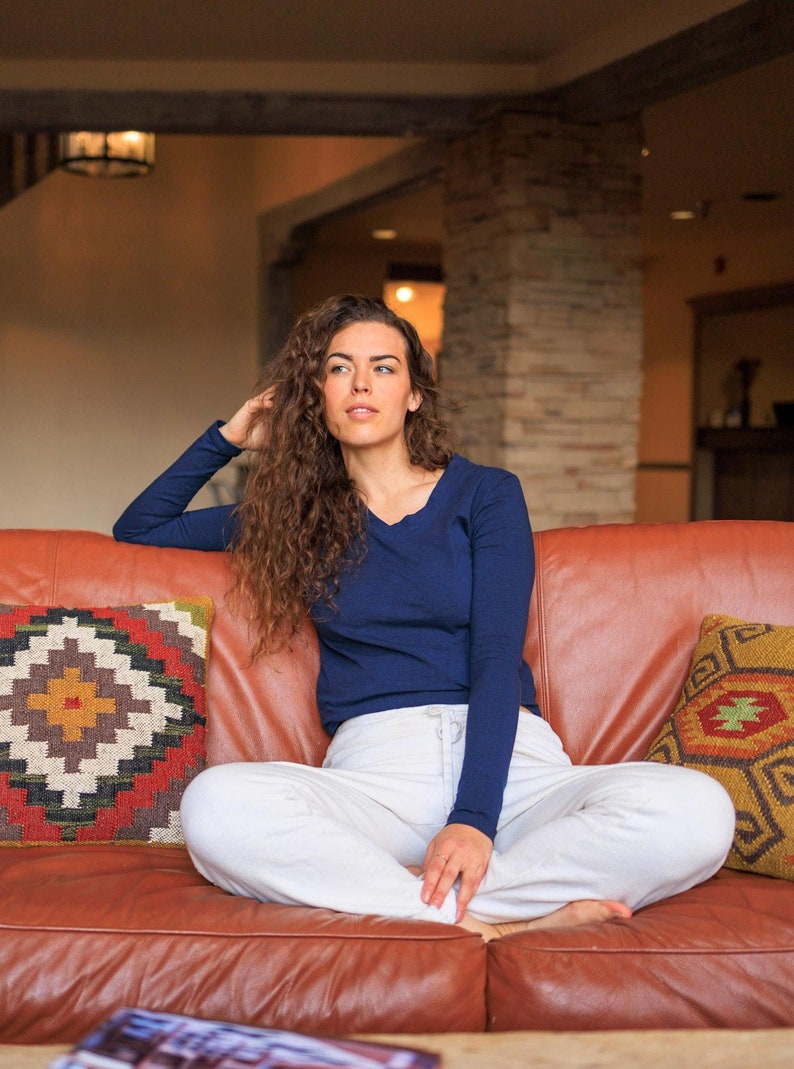 Hemp V-Neck Shirt- Asatre