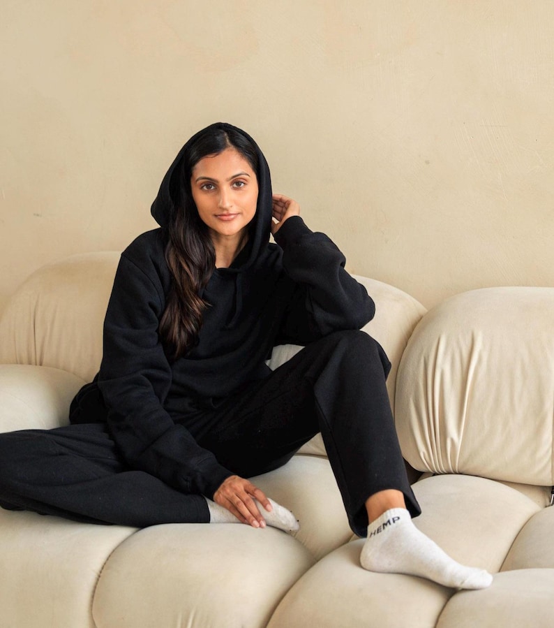Hemp Sweatpants for Women • Fleece Sweatpants • Organic Cotton Lounge Pants • Eco-Friendly Sustainable Pants, Asatre image 18