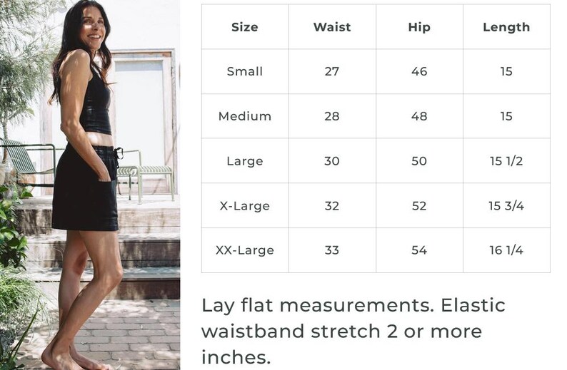 Women Hemp Shorts • Casual Wear Sustainable Apparel Organic Cotton Black Loungewear • Comfortable Fit Summer • Boho Hippie Natural Fiber image 4