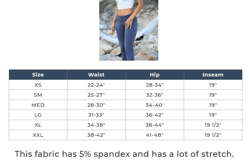 Hemp Capri Leggings with Pockets – Women’s Eco Friendly Yoga Pants, Natural Fiber Athletic Activewear Cropped legging image 6
