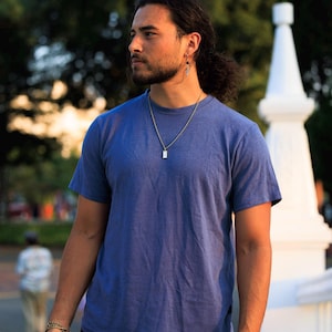 Herren-Hanfhemd • Leichtes Bio-Baumwoll-T-Shirt, atmungsaktiv, aus Naturfasern, nachhaltig, umweltfreundlich, Freizeitkleidung Bild 7