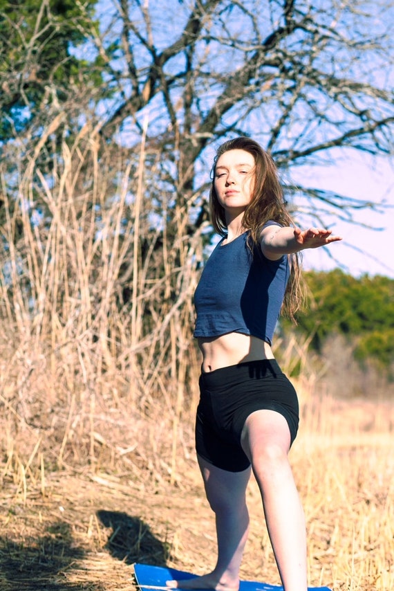 Hemp Yoga Shorts Hemp and Cotton Work 