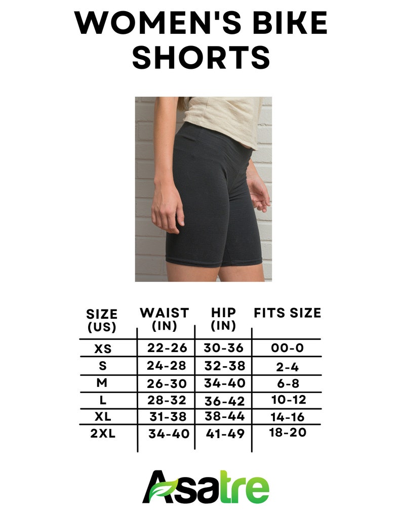 Hemp Bike Shorts, Eco-friendly Hemp and Cotton Casual Bike Shorts Black, Blue, Navy, White or Gray XS-XXL image 4