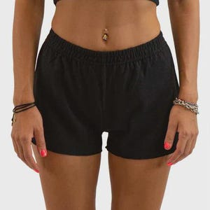 Hemp Running Shorts • Organic Athletic Wear Sustainable Workout Clothing Summer Exercise Apparel Eco Friendly Activewear Jersey Cotton Gear image 7