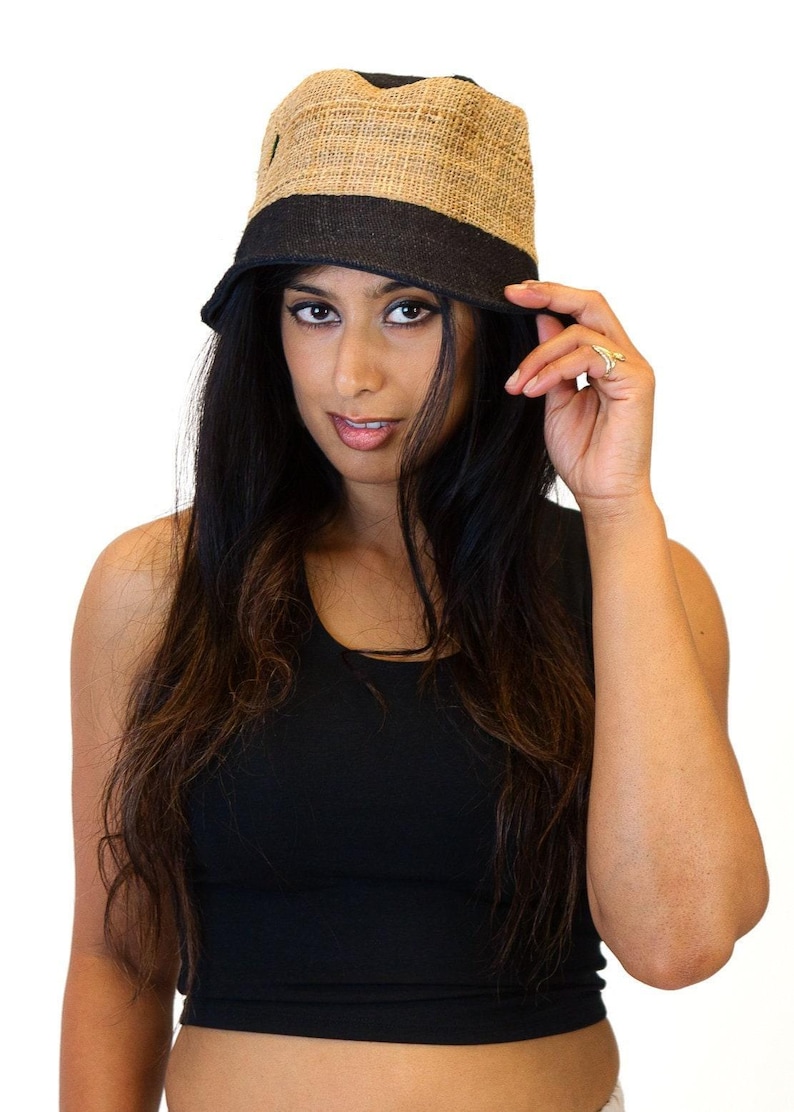 Festival Fashion Hat Hemp Material Construction Boho Style Headwear Hippie Fashion Accessory Summer Event Essential Outdoor Concert Gear Handmade Nepal Artisan Lightweight Design Structure Flexible Foldable Feature Sun Protection Function