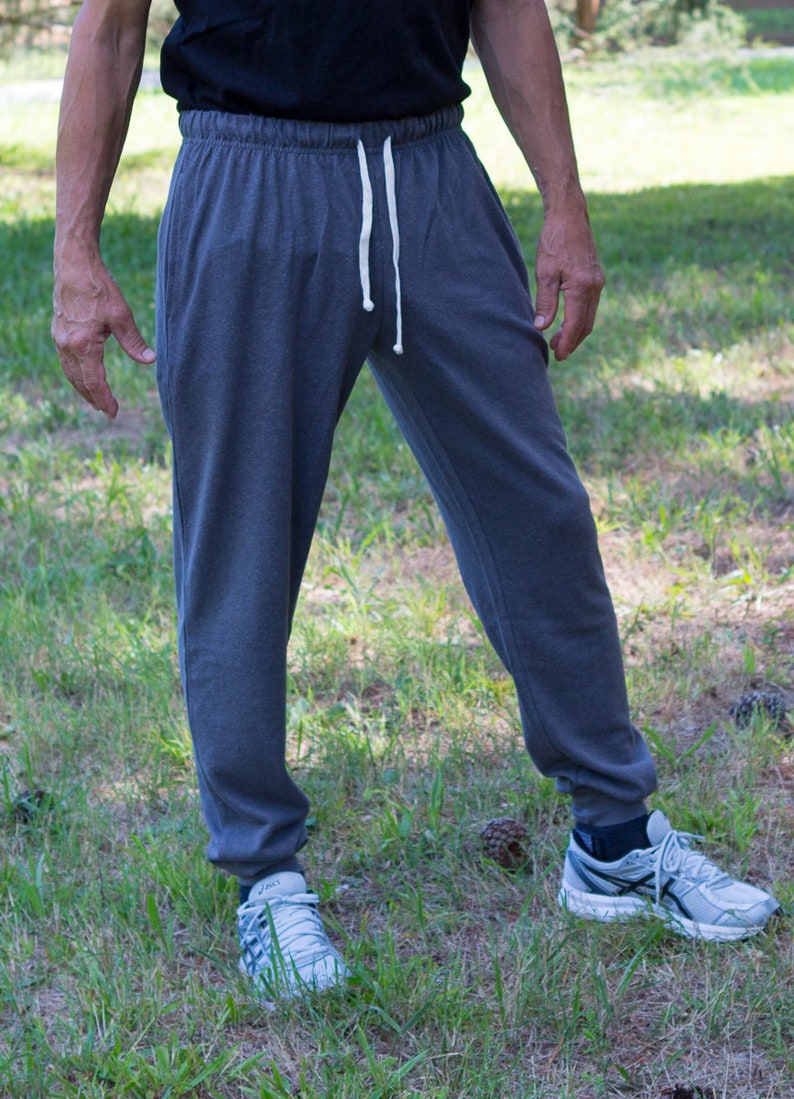 Hemp Jersey JoggersMen's Eco-friendly Hemp and Organic Cotton Jogger Athletic Sweatpants image 8