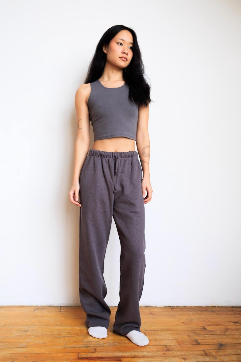 Hemp Sweatpants for Women • Fleece Sweatpants • Organic Cotton Lounge Pants • Eco-Friendly Sustainable Pants, Asatre image 20