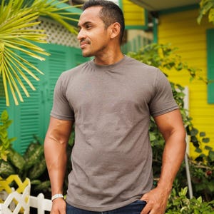 Herren-Hanfhemd • Leichtes Bio-Baumwoll-T-Shirt, atmungsaktiv, aus Naturfasern, nachhaltig, umweltfreundlich, Freizeitkleidung Bild 6