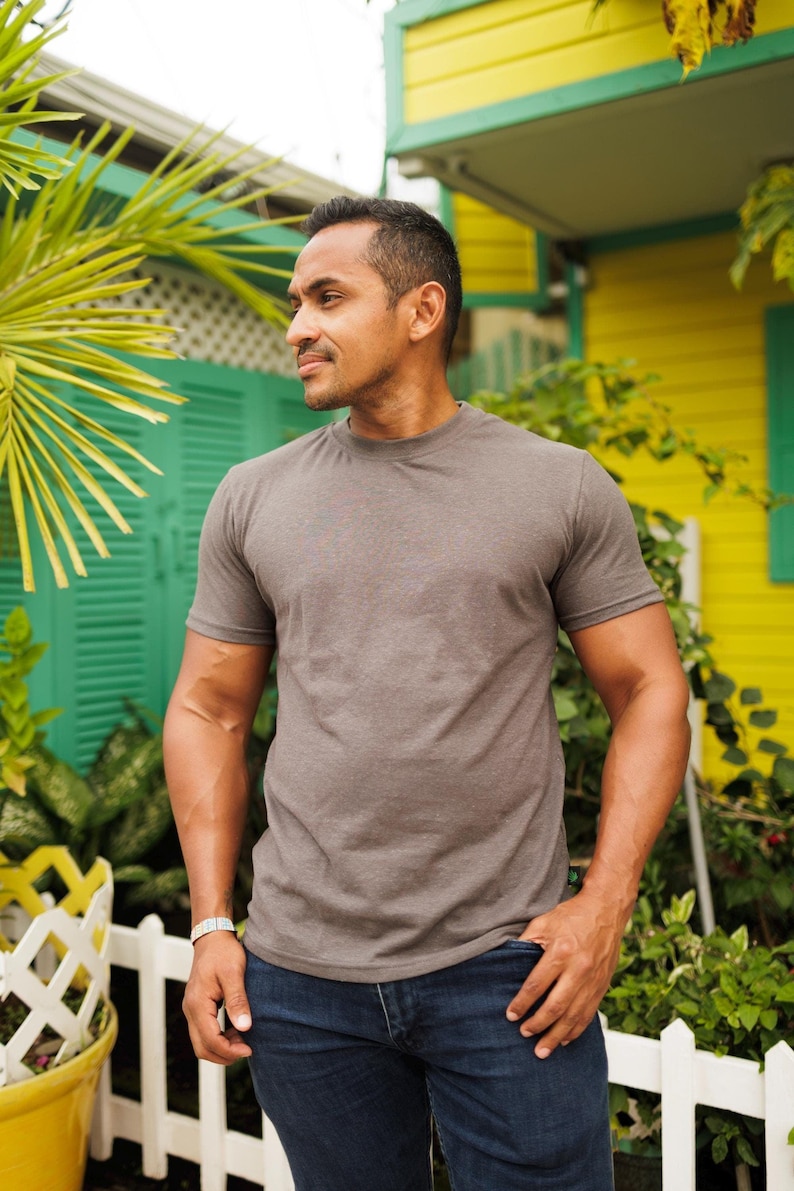 Herren-Hanfhemd • Leichtes Bio-Baumwoll-T-Shirt, atmungsaktiv, aus Naturfasern, nachhaltig, umweltfreundlich, Freizeitkleidung Bild 6