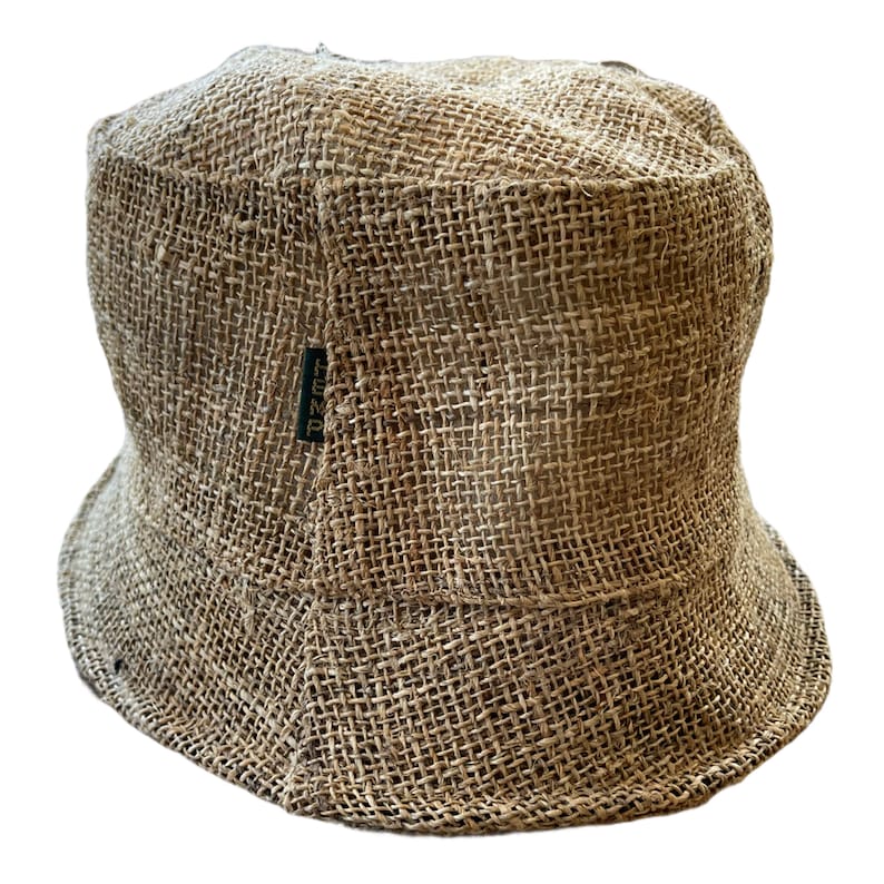 Hemp Bucket Hat, Beach Panama Sun Hat, Natural hippie Hat, Unisex, Handmade in Nepal, Eco-friendly Hat image 5