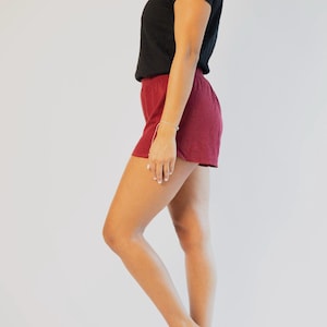 Hemp Running Shorts • Organic Athletic Wear Sustainable Workout Clothing Summer Exercise Apparel Eco Friendly Activewear Jersey Cotton Gear image 15