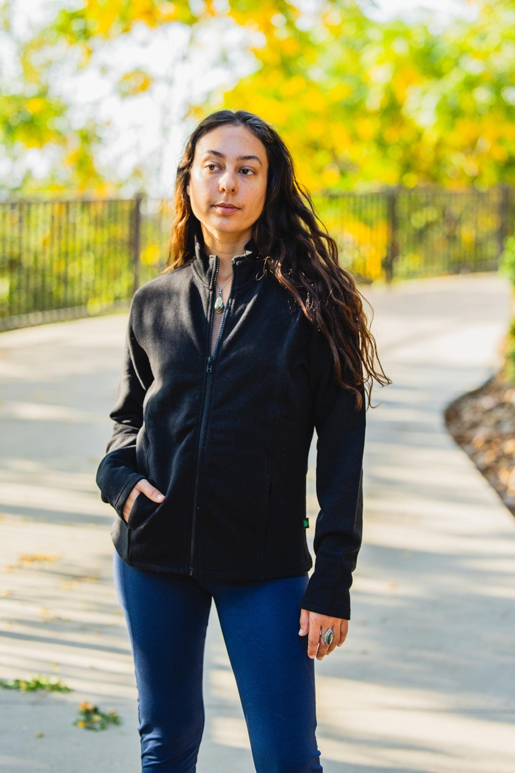 Cotton Fleece Jacket Etsy