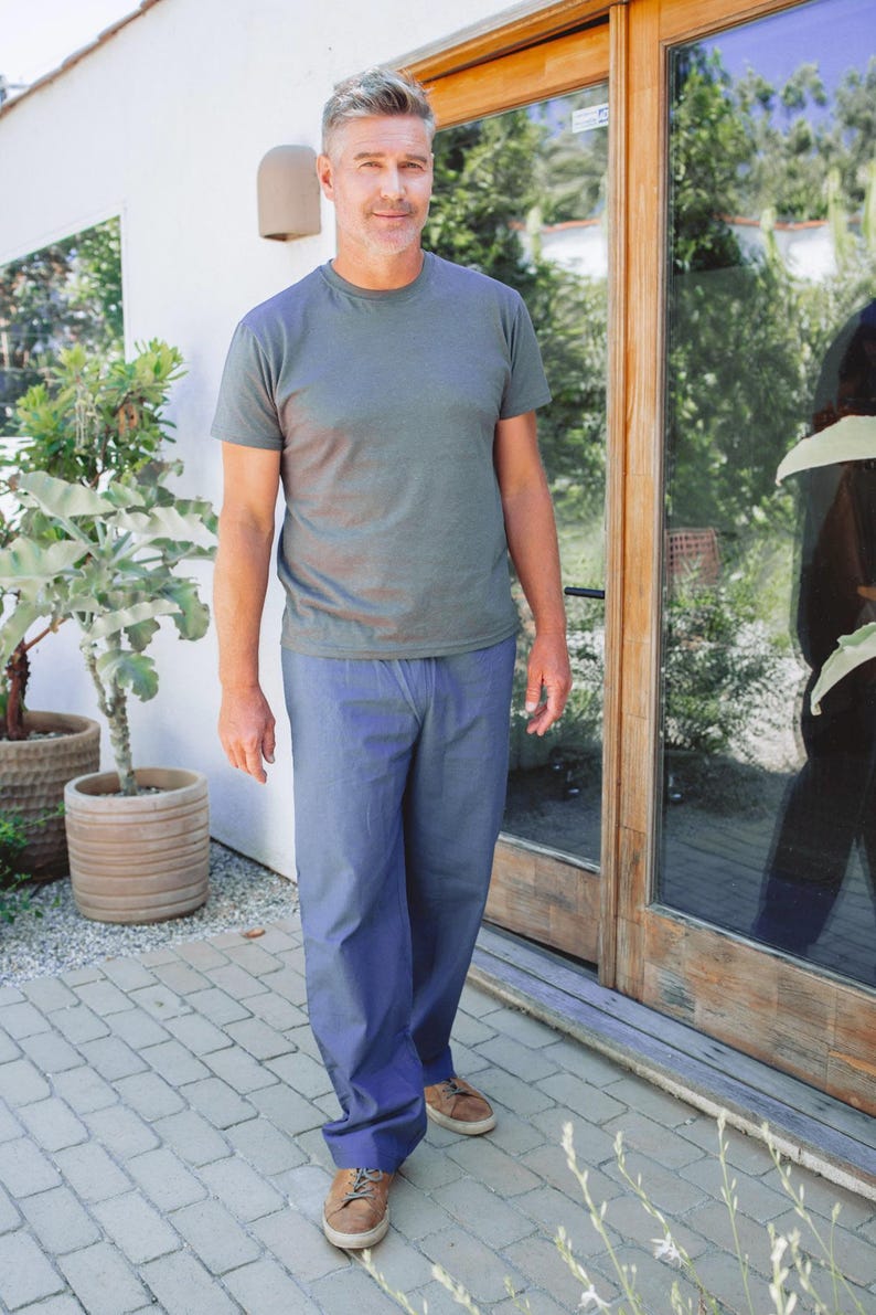 Herren-Hanfhemd • Leichtes Bio-Baumwoll-T-Shirt, atmungsaktiv, aus Naturfasern, nachhaltig, umweltfreundlich, Freizeitkleidung Bild 15