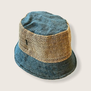 Hemp Bucket Hat Sun Protection Outdoor Wear Hippie Boho Style Festival Fashion Summer Accessory Travel Friendly Beach Cap Lightweight Design Green