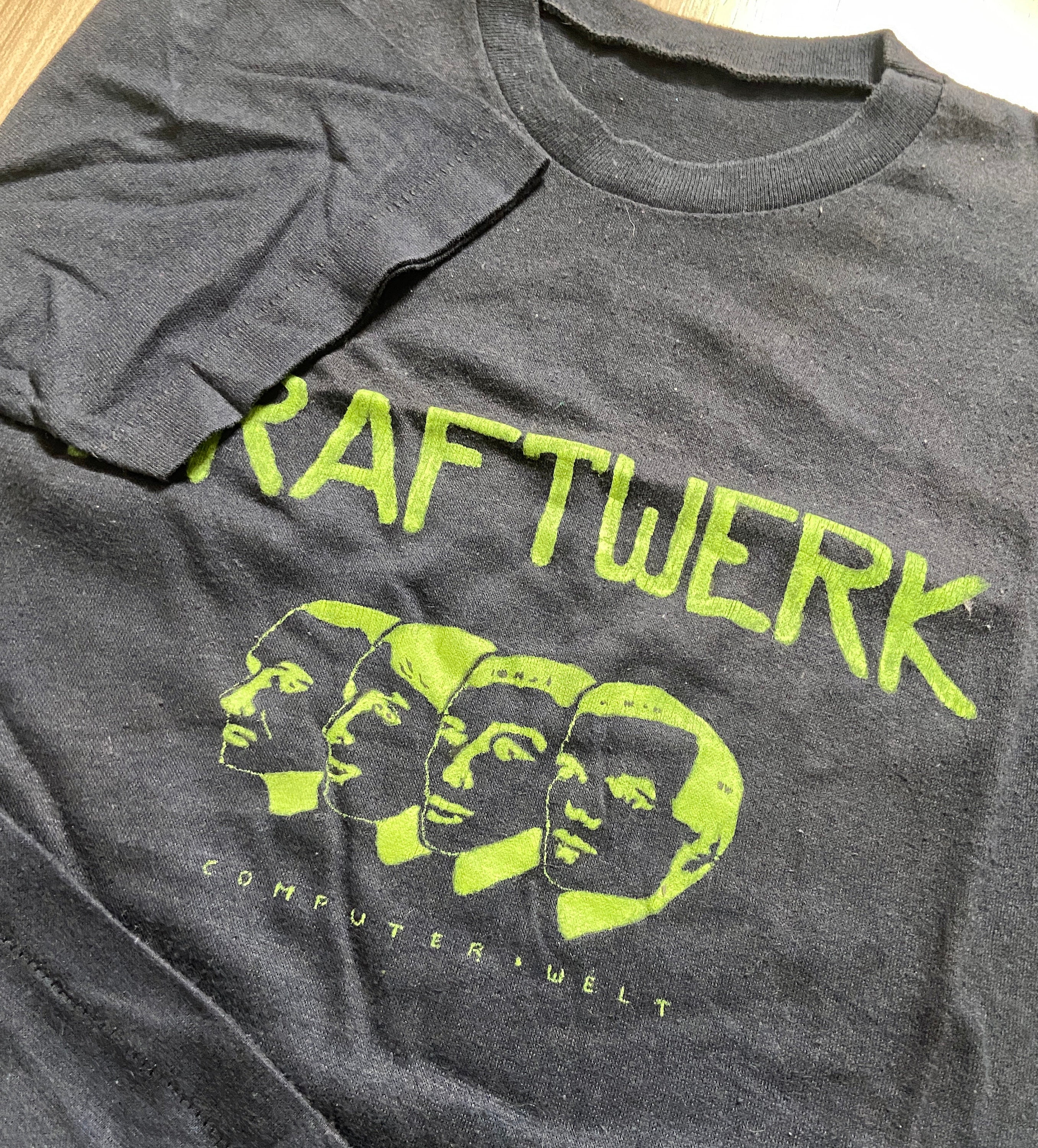 Vintage 70s/80s Kraftwerk Computer Work Tour T Shirt