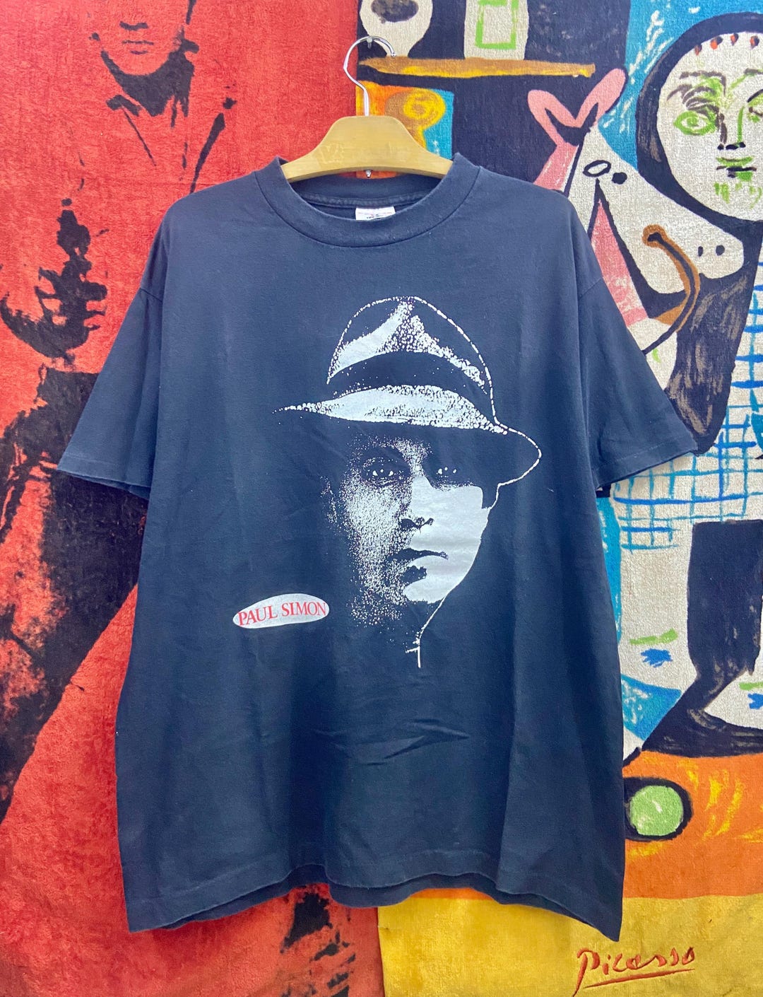 Paul Simon BORN AT THE RIGHT TIME Tシャツ Vintage 90s Paul Simon 