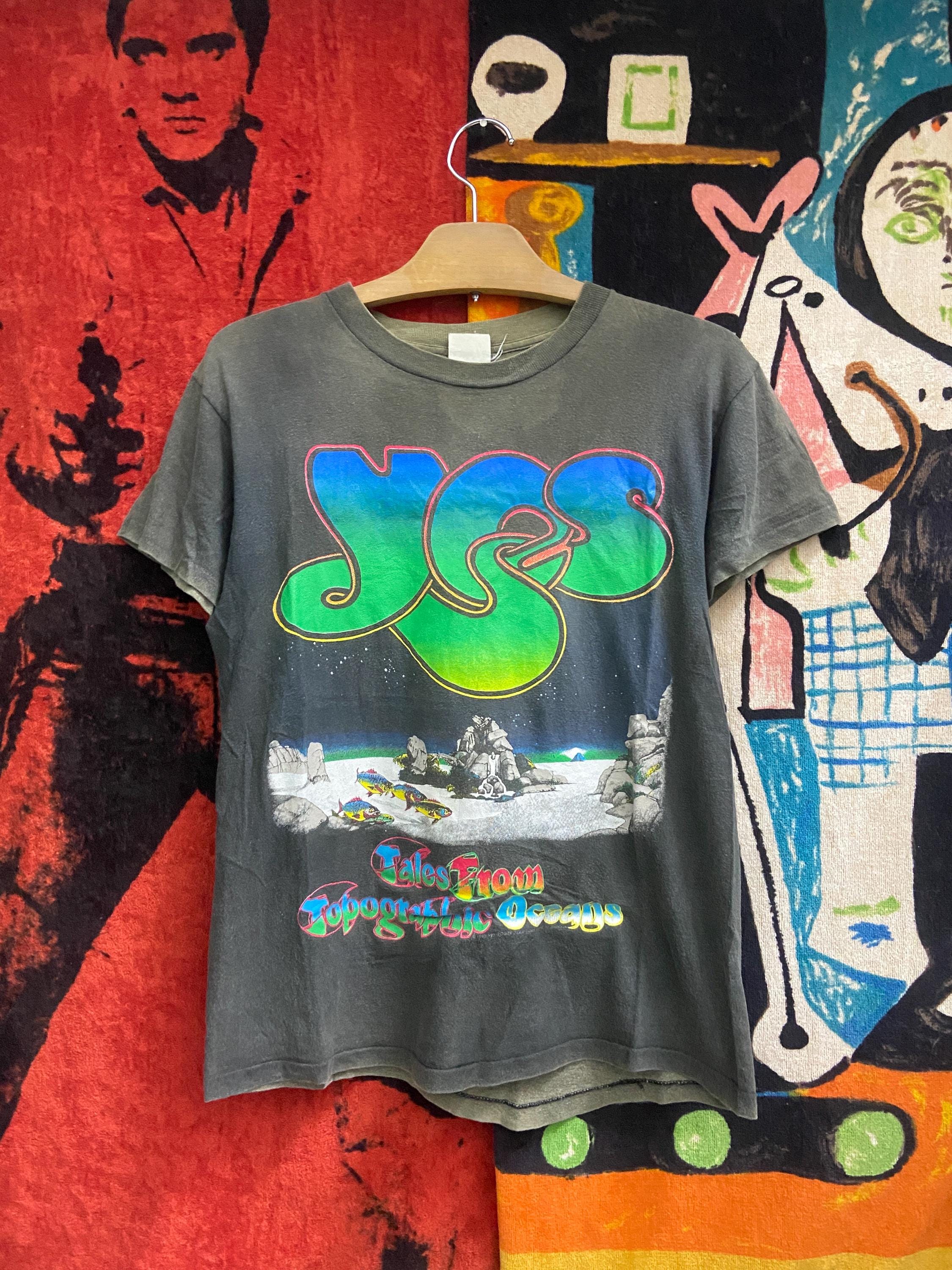 ミュージシャン 1970's [yes] promotional t shirts Vintage Yes concert t shirt 1970's? - Vintage T-Shirt Forum