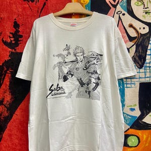 Vintage 90s Saga The Stage Seven Heros Japanese 80s Samurai Action Anime Manga T Shirt / Vtg Anime T Shirt Size XL
