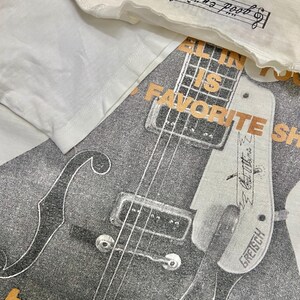 Camiseta vintage OG 2003 Good Enough de Hiroshi Fujiwara con guitarra "Gretsch" y archivo de ropa urbana, talla L imagen 14