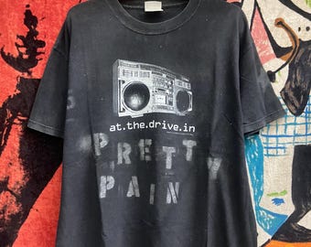 Vintage Chaotic Dischord T Shirt Tee Jerzees Size Large L Rock