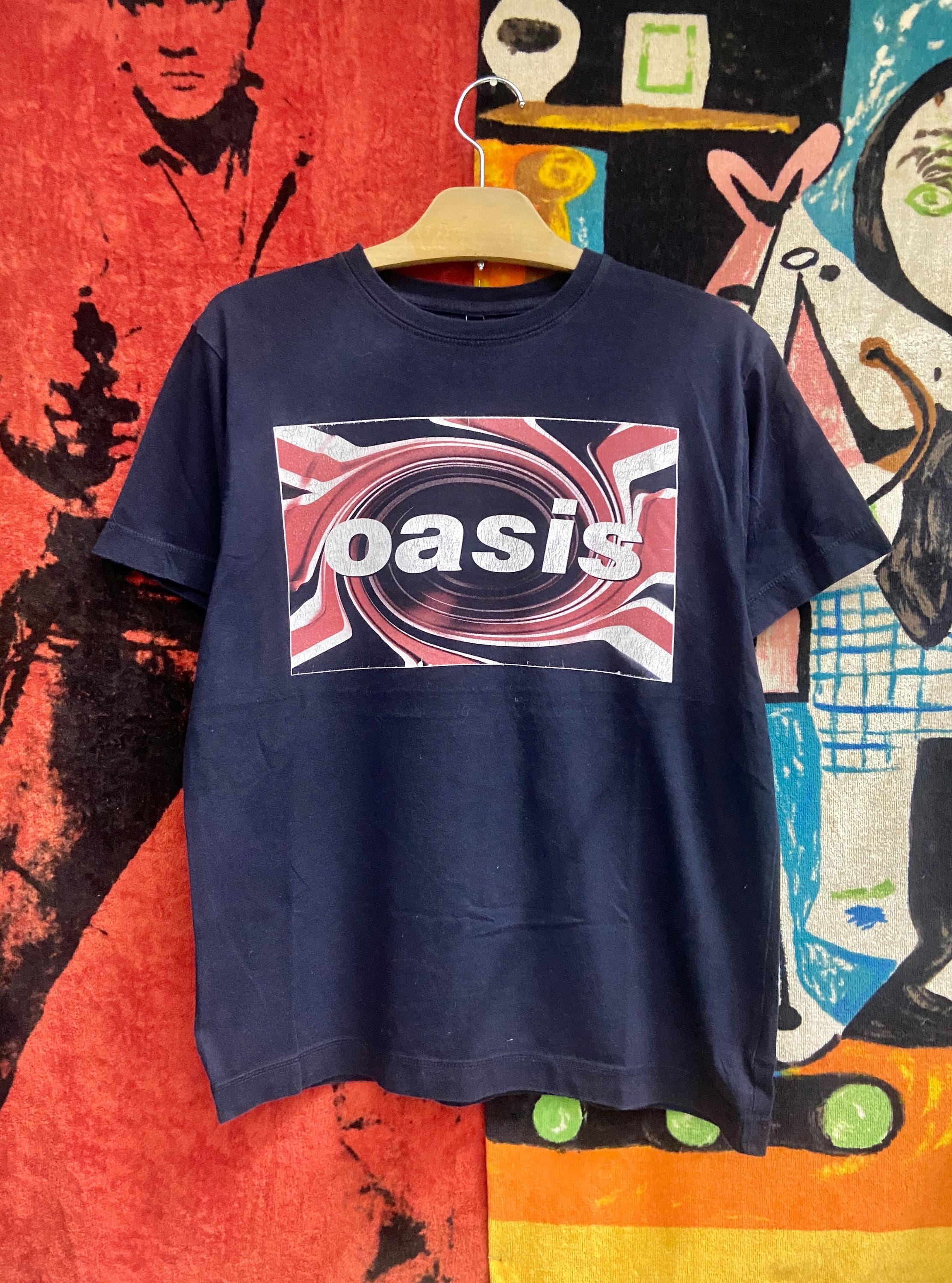 90's Oasis UnionJack Logo Tシャツ vintage Vintage Oasis English Rock 