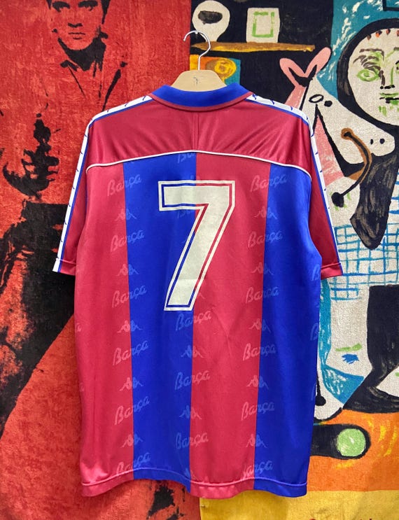 Vintage 90s Barcelona 1993/1994 Season Kappa Era Football Home