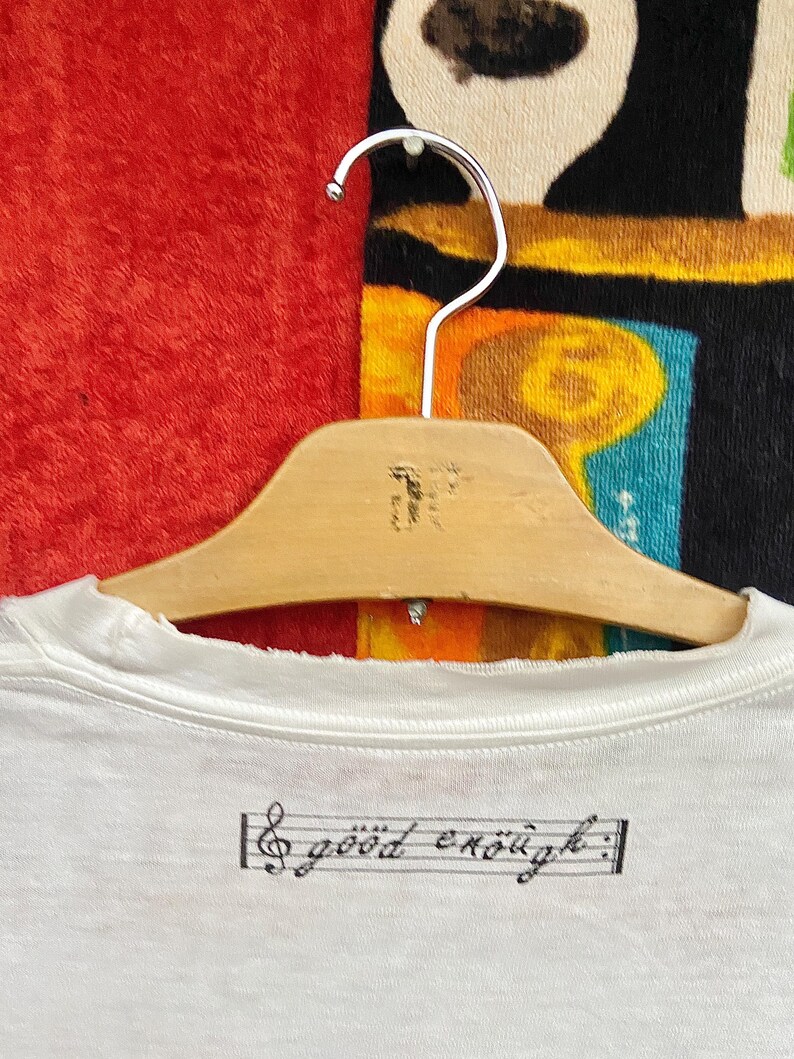 Camiseta vintage OG 2003 Good Enough de Hiroshi Fujiwara con guitarra "Gretsch" y archivo de ropa urbana, talla L imagen 7