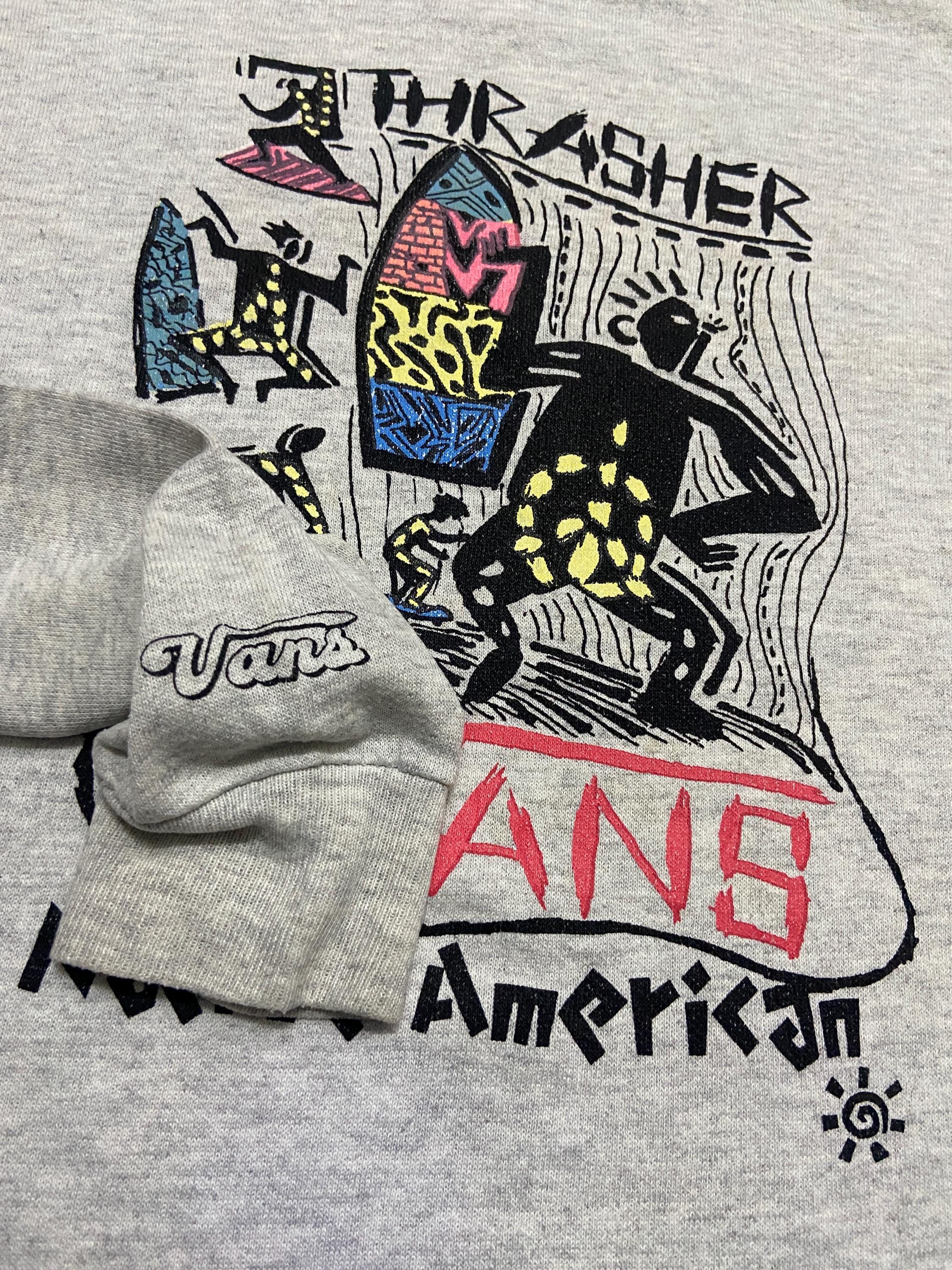 vans 80s 90s tシャツ アメリカ製 オールドスケート 西海岸-画像の3点