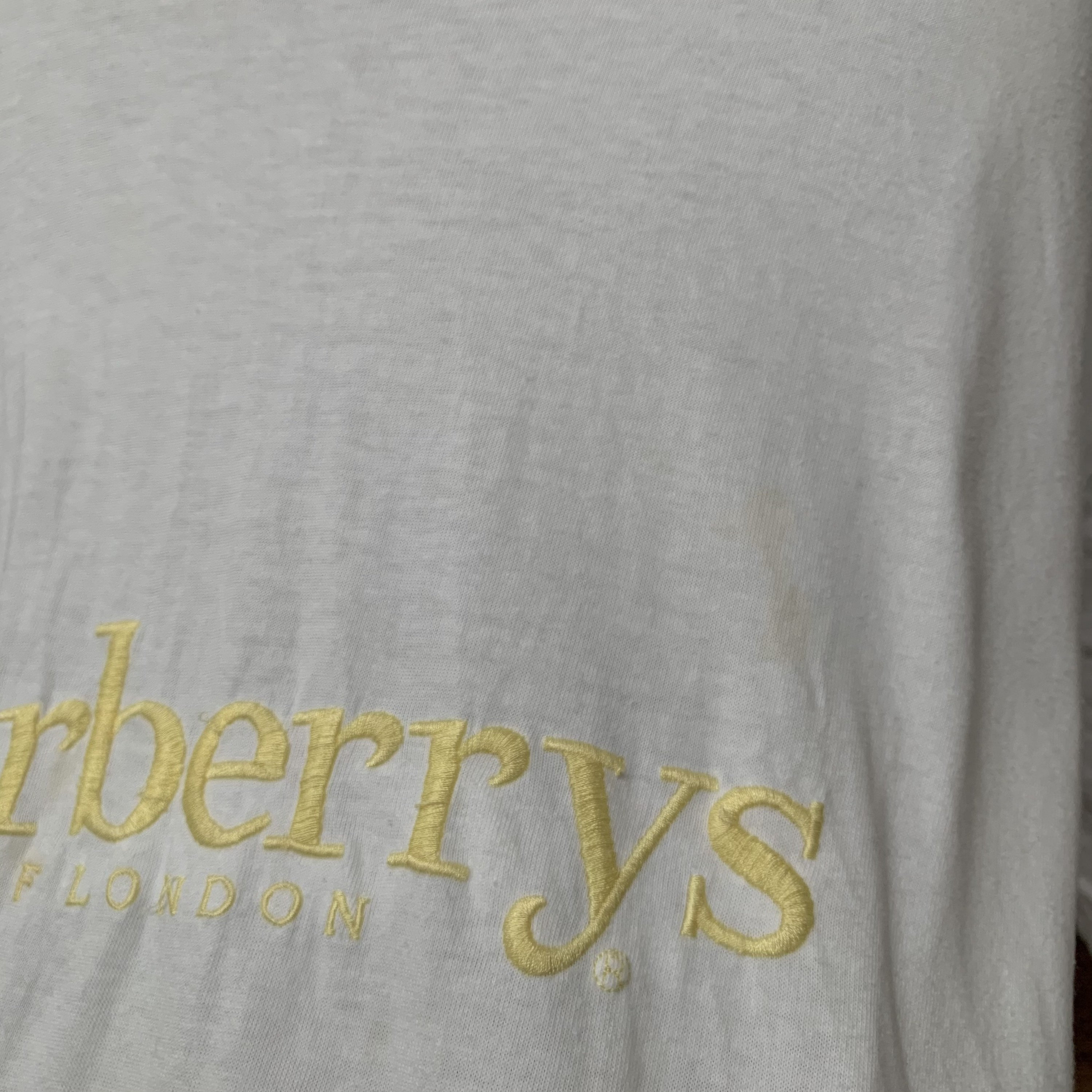 Vtg Burberrys Big Logo Tshirt - Etsy UK