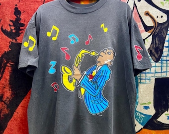 Vintage 90s Black Family Reunion Jazz Gospel Music T-shirt / Rap