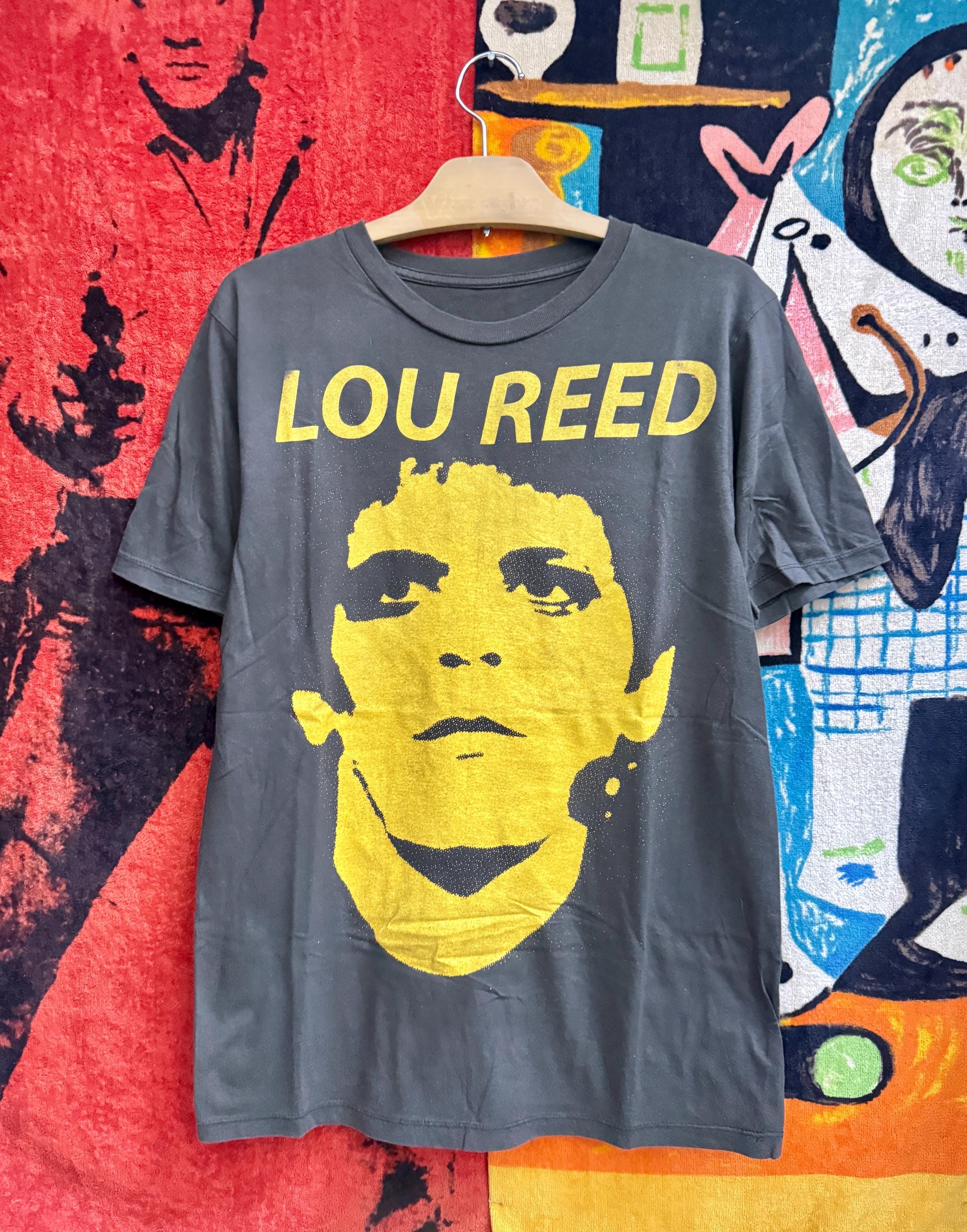 Lou Reed 80‘s vintage Tシャツ シングルスティッチ Lou Reed Shirt Vintage - Etsy