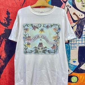 Vintage jaren 90 Steve Vai legendarische gitarist 1997 &quot;Fire Garden&quot; album Tour T-shirt / Heavy Metal-muziek / Vintage Art Rock T-shirt maat L