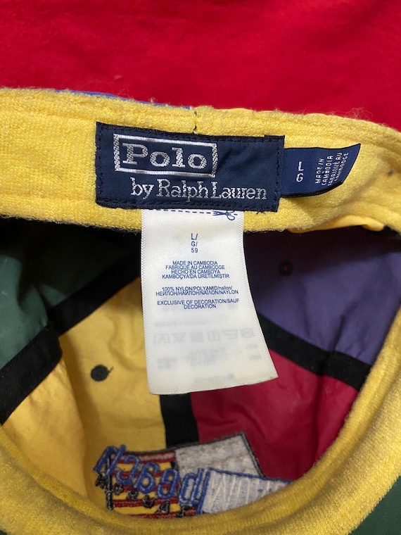 Vintage Polo Ralph Lauren Snow Beach Colorblock 1993 Lo Life Hip