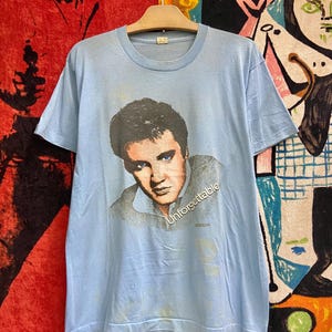 Vintage 80er Jahre Rock and Roll Amerikanische Legende &quot;&quot;Unforgettable&quot; Photo T Shirt / Pop Musik Kultur / Vintage Rock and Roll Music Size L.&quot;