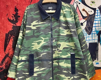 Vtg 70s 'ranger' Medium Mitchell-esque Reversible Camo Hunting