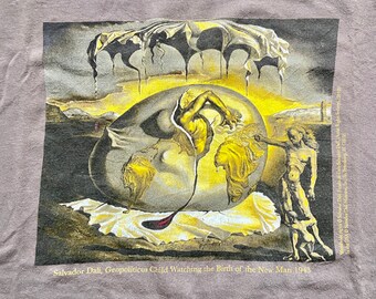 Vintage 00s Salvador Dali Surrealism Art 1943 Artwork Long Sleeves