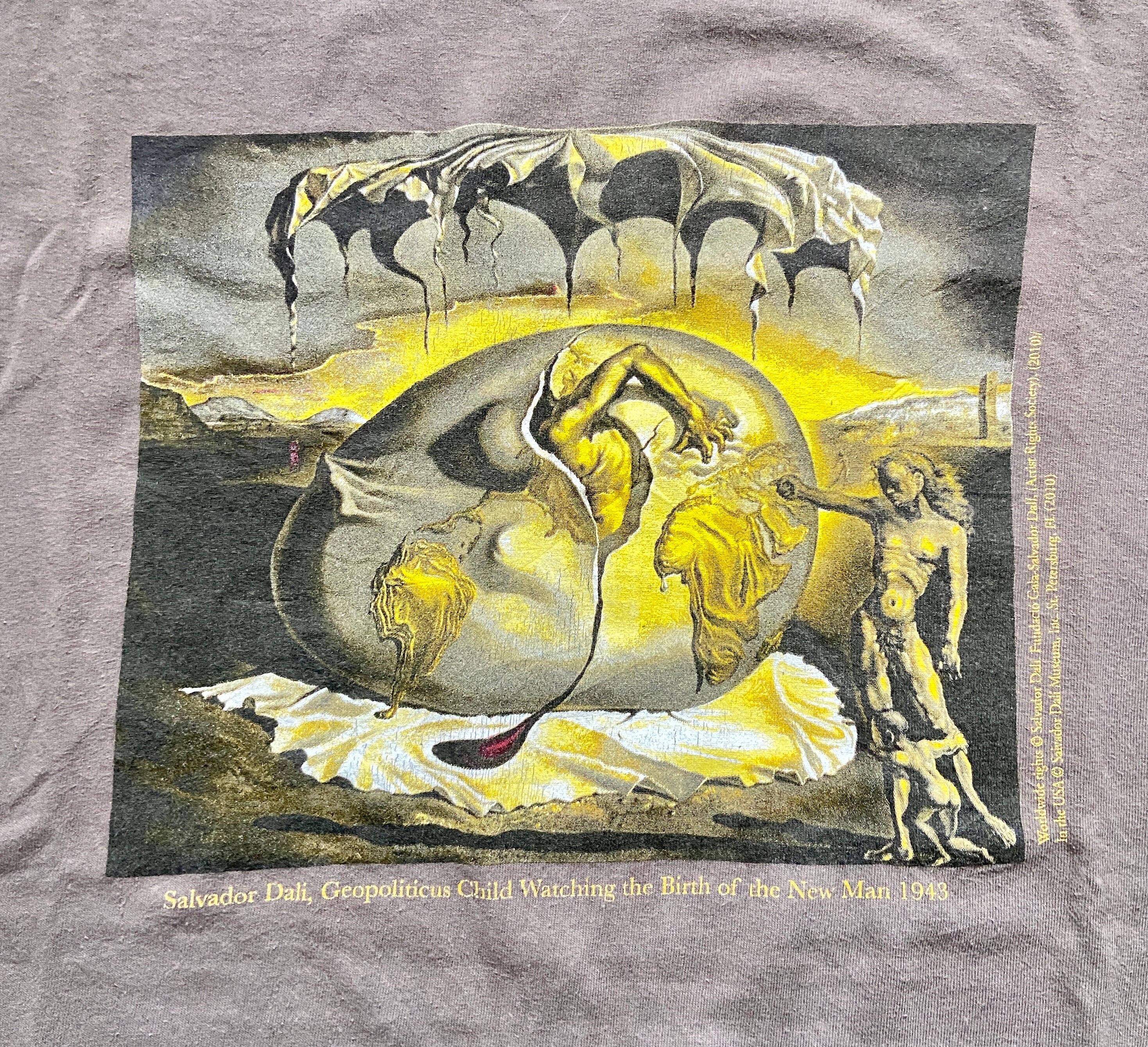 Vintage 00s Salvador Dali Surrealism Art 1943 Artwork Long Sleeves