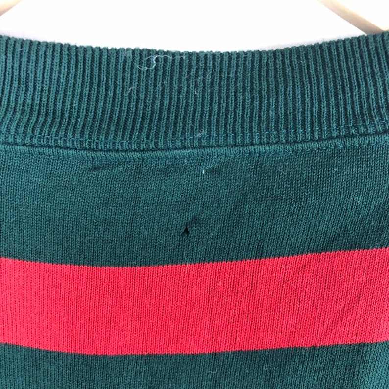 Deadstock* Vintage Benetton Stripes Sweatshirt United Colors Of Benetton Sz M