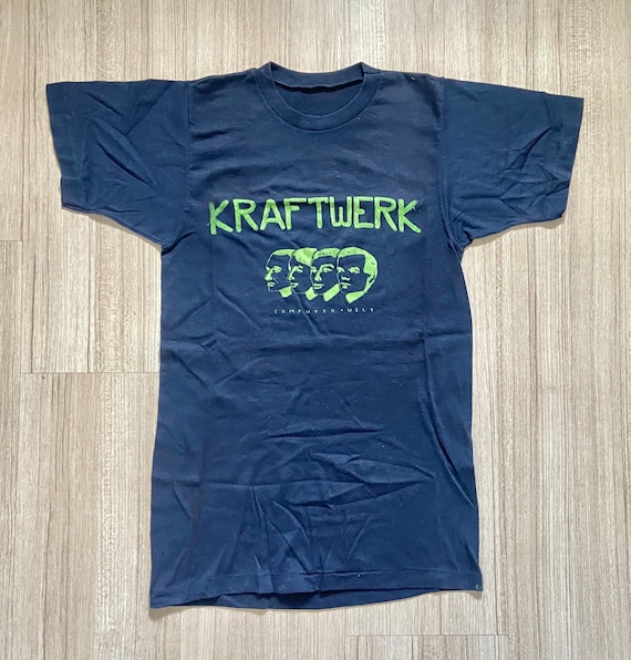 【送料無料】 Vintage 70s/80s Kraftwerk Computer Work Tour T Shirt トップス